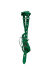 Le Cagole, 950&euro;, Bolso, Verde, Animal - Piel, Vista inferior