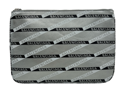 Clutch,Piel,Plateado,661810,Db,3*
