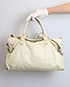 City Bag, 350€, Amarillo, Animal - Piel, Vista trasera