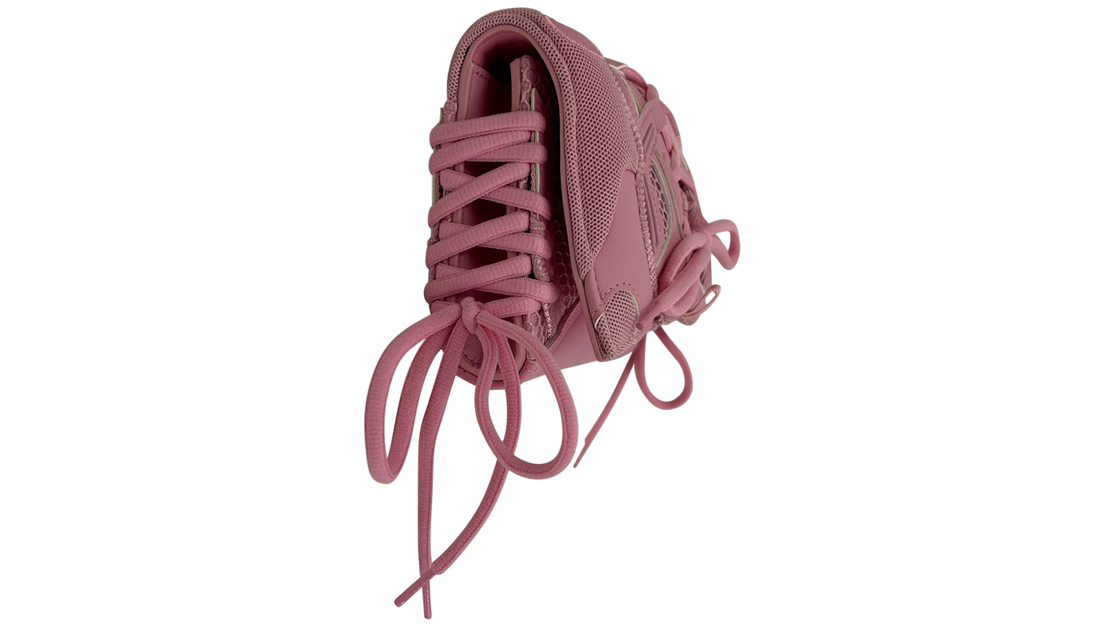 Sneaker Head Bag, 510&euro;, Bolso, Rosa, Animal - Piel/Lona - General, Vista lateral