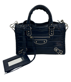 Mini City, Piel, Ef Croc, Azul,505982,4*