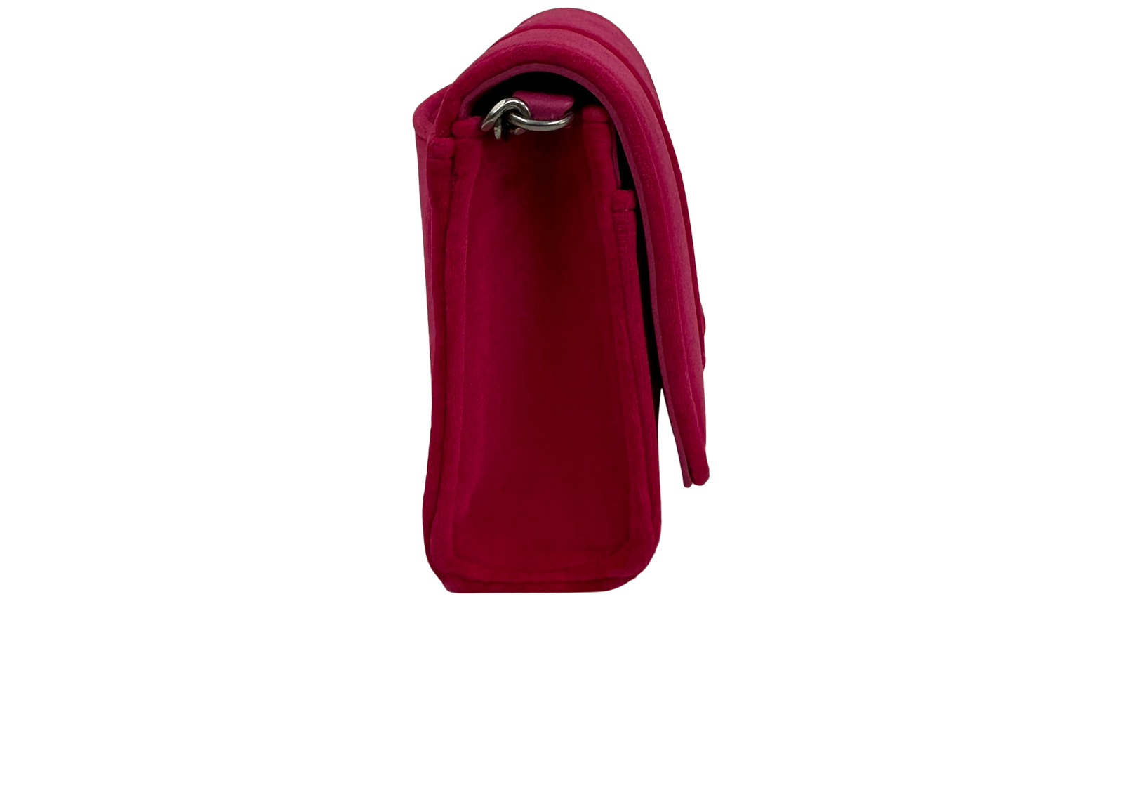 Hourglass Wallet Velvet, 890&euro;, Bolso, Rosa, Textil - Terciopelo, Vista lateral