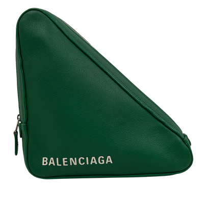 Triangle Pouch, 250&euro;, Bolso, Verde, Animal - Piel, Vista frontal