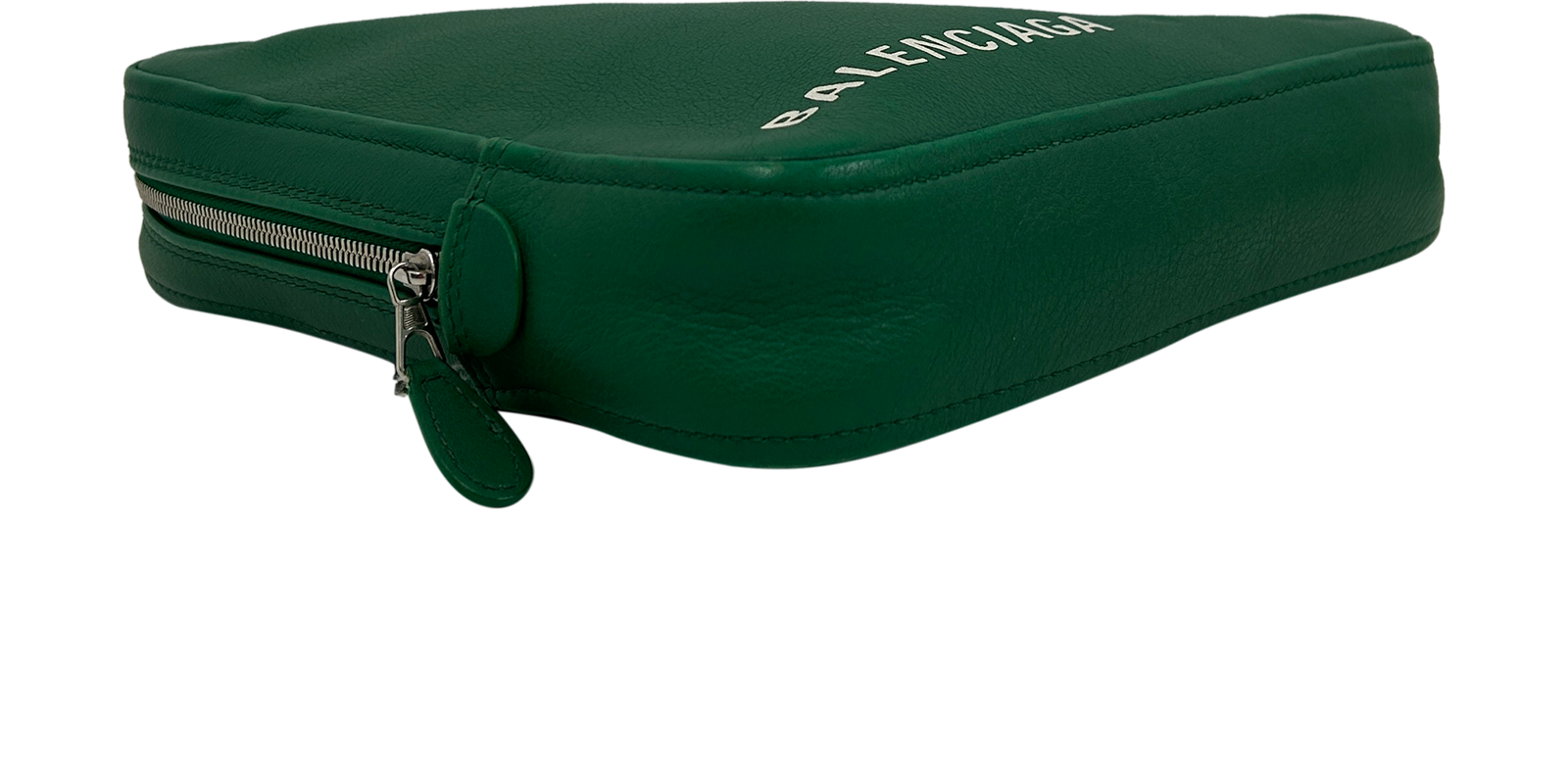 Triangle Pouch, 250&euro;, Bolso, Verde, Animal - Piel, Vista superior