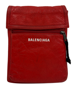 Crossbody, Piel, Rojo, 592298,2*