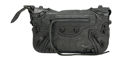 Le Cagole Sling, 890&euro;, Bolso, Gris, Animal - Piel, Vista frontal