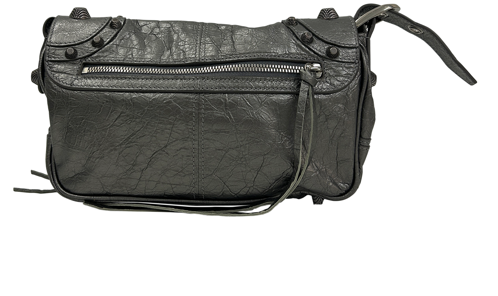 Le Cagole Sling, 890&euro;, Bolso, Gris, Animal - Piel, Vista trasera