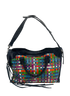 City, 620&euro;, Bolso, Azul/Blanco/Naranja, Animal - Piel, Vista trasera