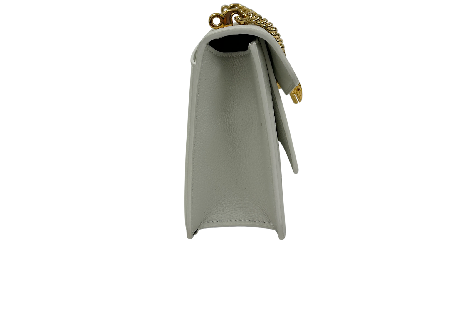 Serpenti East-West Maxi Chain, 1.800&euro;, Bolso, Blanco, Animal - Piel, Vista lateral