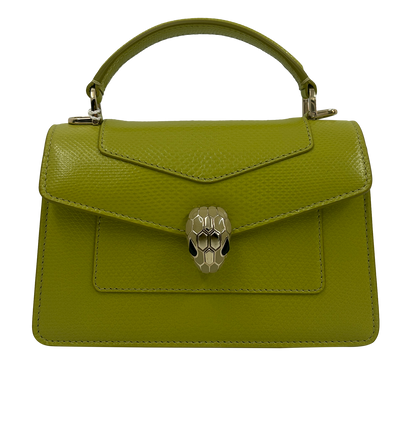 Forever, 2.600&euro;, Bolso, Verde, Animal - Piel, Vista frontal