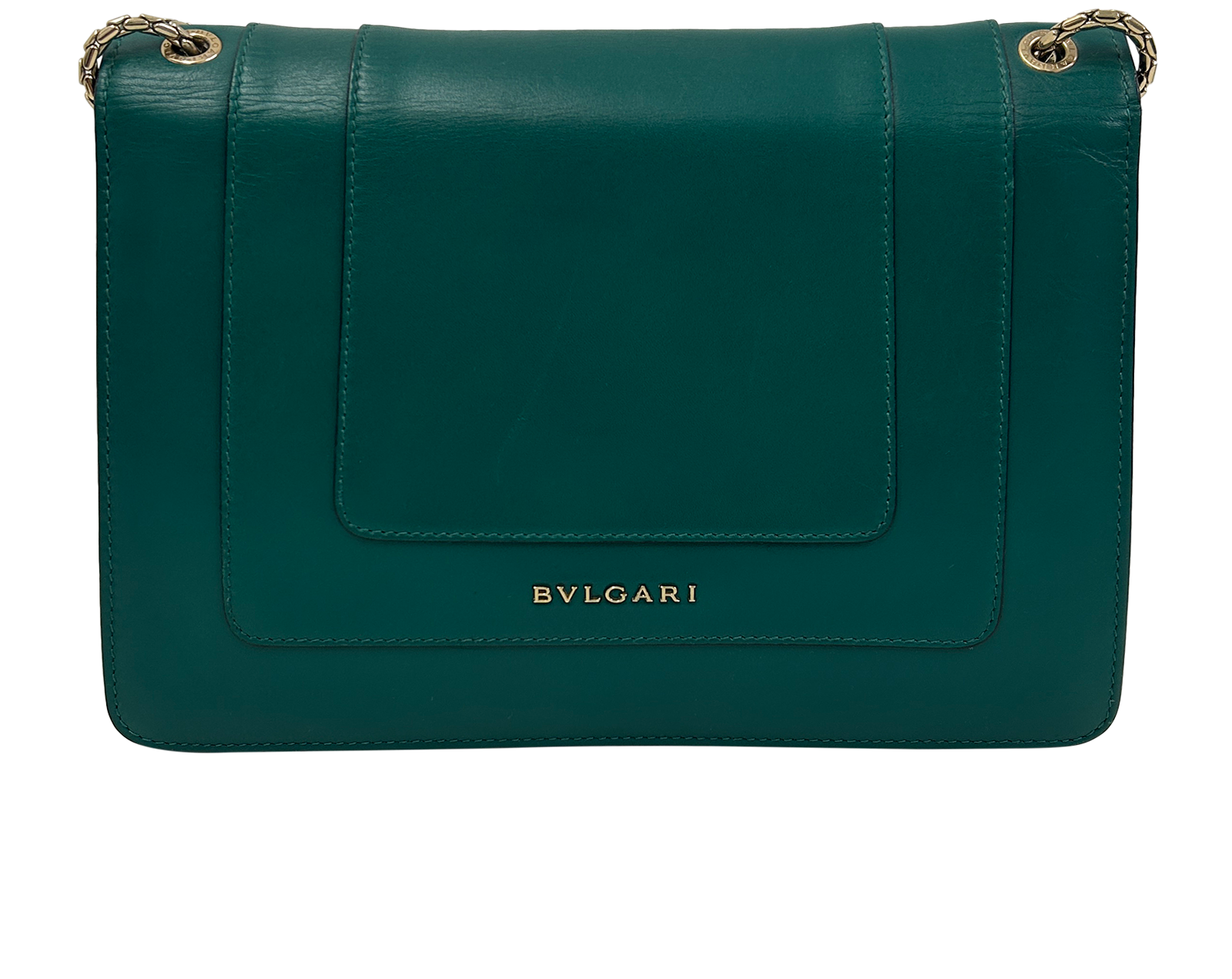 Serpenti, 1.400&euro;, Bolso, Verde, Animal - Piel, Vista trasera