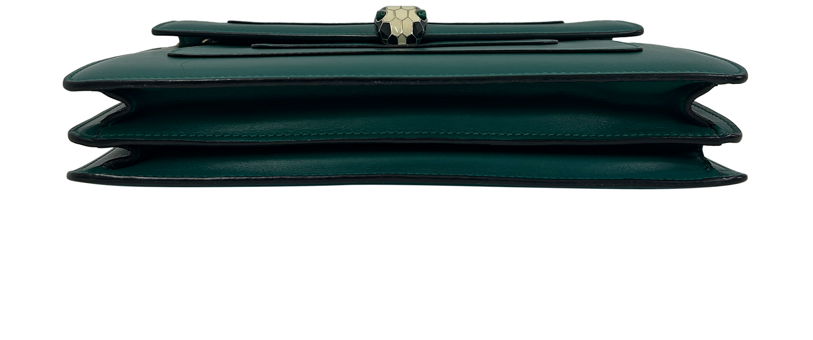 Serpenti, 1.400&euro;, Bolso, Verde, Animal - Piel, Vista superior