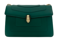 Serpenti Classic,Piel,Verde.25403924,DB,Mirror,Crds,4