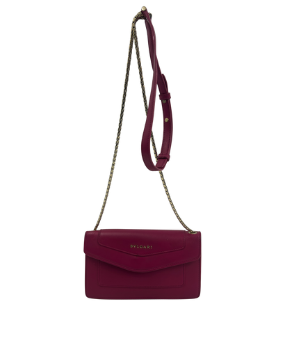 Bandolera Serpenti, 320&euro;, Bolso, Rosa, Animal - Piel, Vista frontal