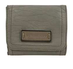 Burberry Billetera, Piel, Gris, 3