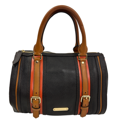 Bowling con Correa, 290€, Bolso, Marrón, Animal - Piel, Vista frontal