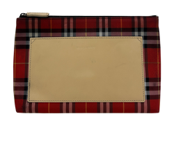 Clutch, Tejido,Rojo/Beige,2*
