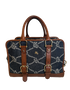 Tote Rope Denim, 390&euro;, Bolso, Azul/Marrón, Animal - Piel/Textil - Denim, Vista frontal