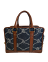 Tote Rope Denim, 390&euro;, Bolso, Azul/Marrón, Animal - Piel/Textil - Denim, Vista trasera