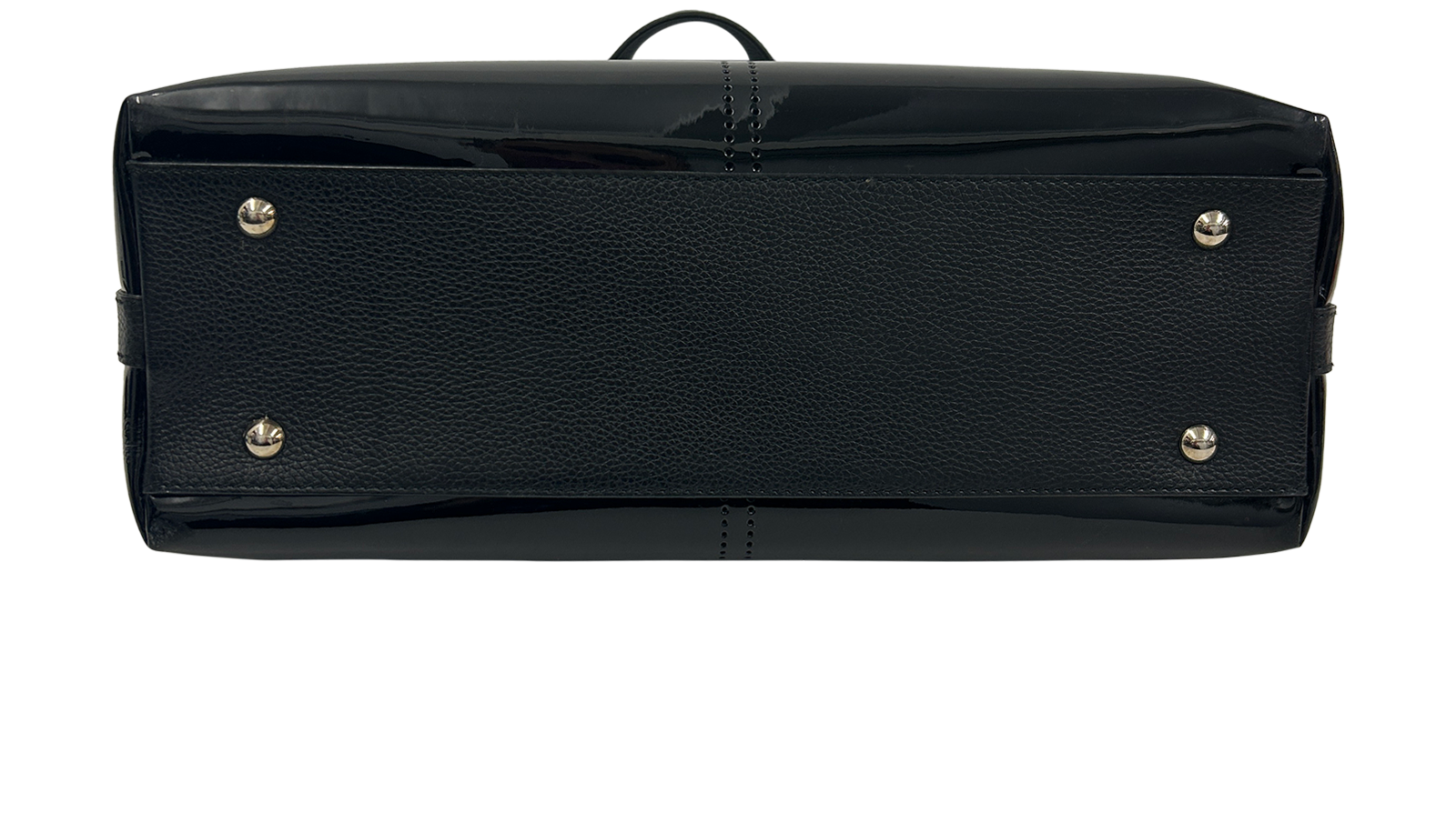 Marcello, 480&euro;, Bolso, Negro, Cuero - Charol, Vista superior