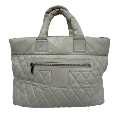 Tote Coco Cocoon, 1.400&euro;, Bolso, Blanco, Animal - Piel, Vista frontal