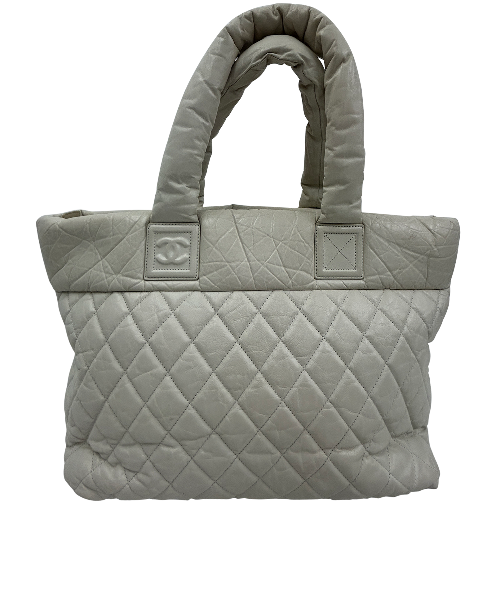 Tote Coco Cocoon, 1.400&euro;, Bolso, Blanco, Animal - Piel, Vista trasera