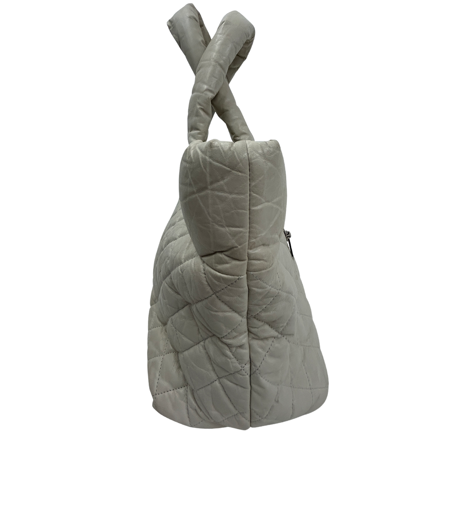 Tote Coco Cocoon, 1.400&euro;, Bolso, Blanco, Animal - Piel, Vista lateral