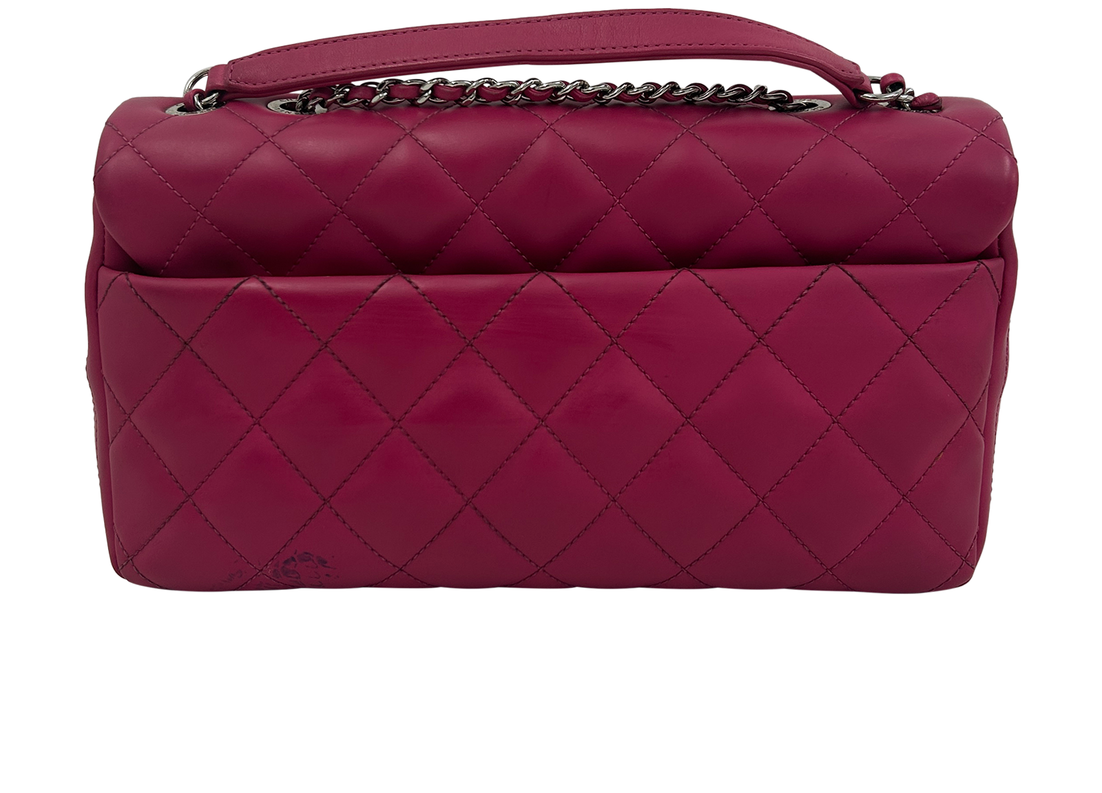 Flap Bag, 2.200&euro;, Bolso, Rosa, Animal - Piel, Vista trasera