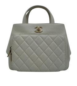 Cabas Affinity, Piel, Caviar, Blanco,27264817,Card, 3*