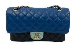 Classic Flap, Piel, Tricolor, Azul, 22578382