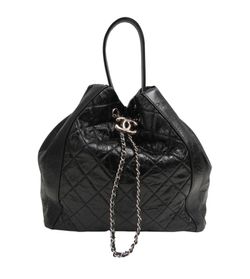 Drawstring Bucket, Piel, Negro, 4, DB, 25852757