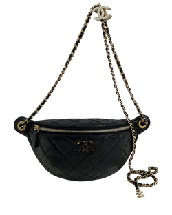 Chanel Riñonera,Piel,Negro,P50H4742,DB,4*