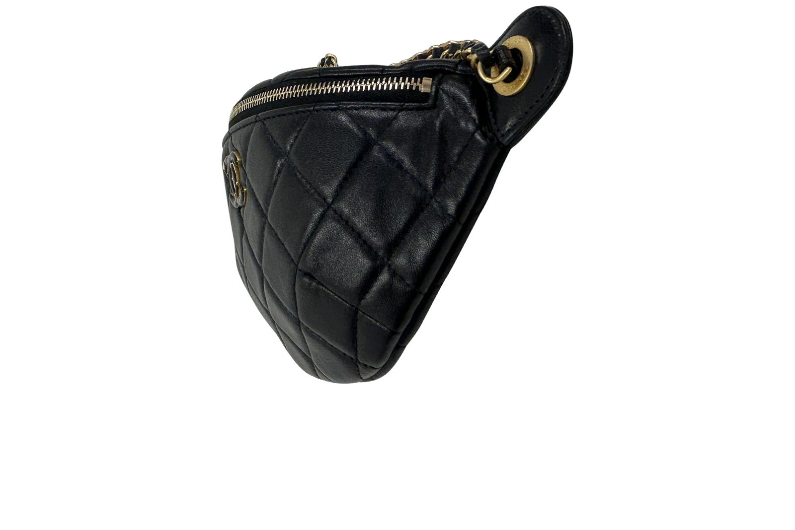 Chanel Riñonera, 2.700&euro;, Bolso, Negro, Animal - Piel, Vista inferior