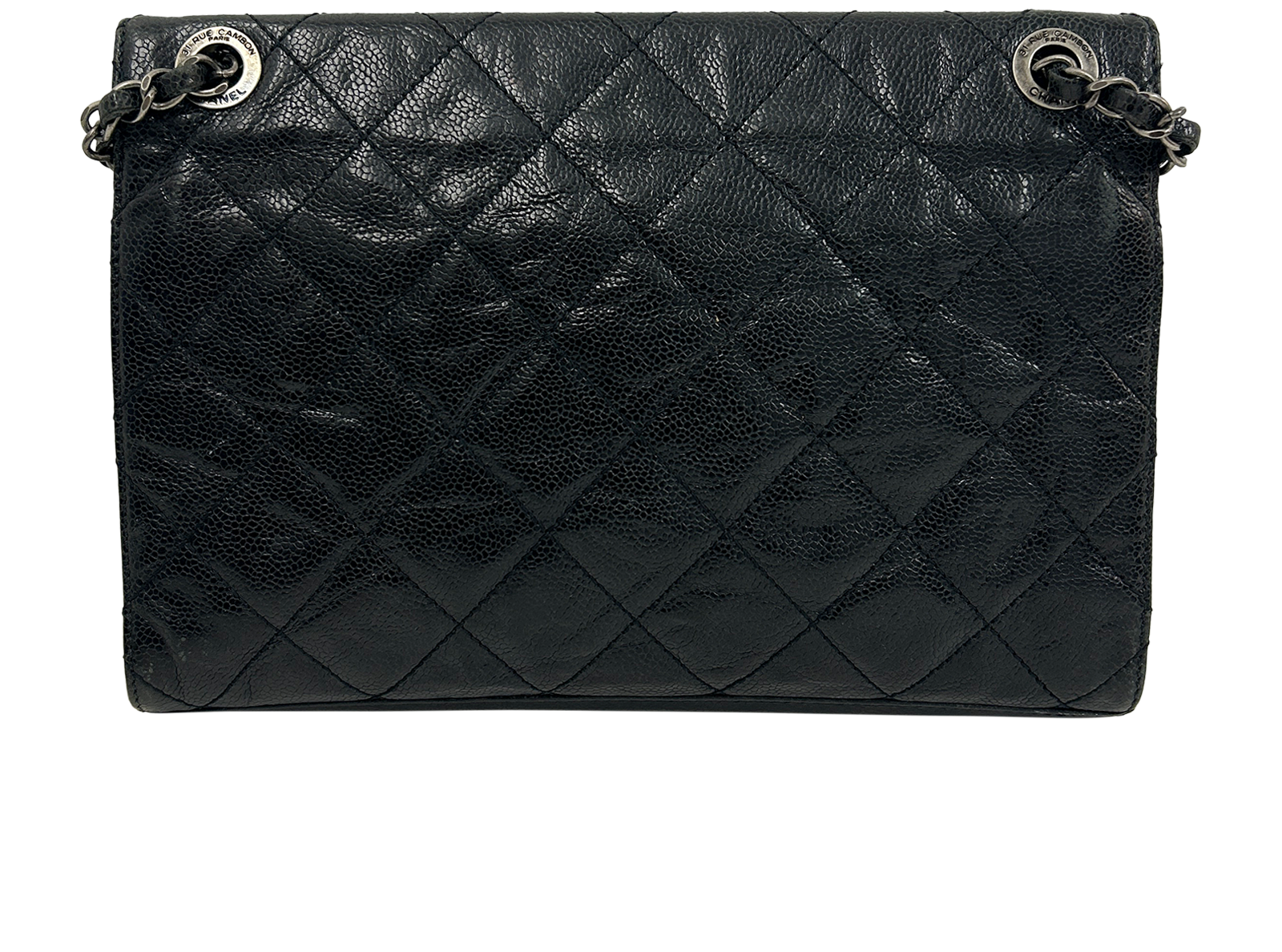 Crave Galzed Single Flap, 2.600&euro;, Bolso, Negro, Animal - Piel, Vista trasera