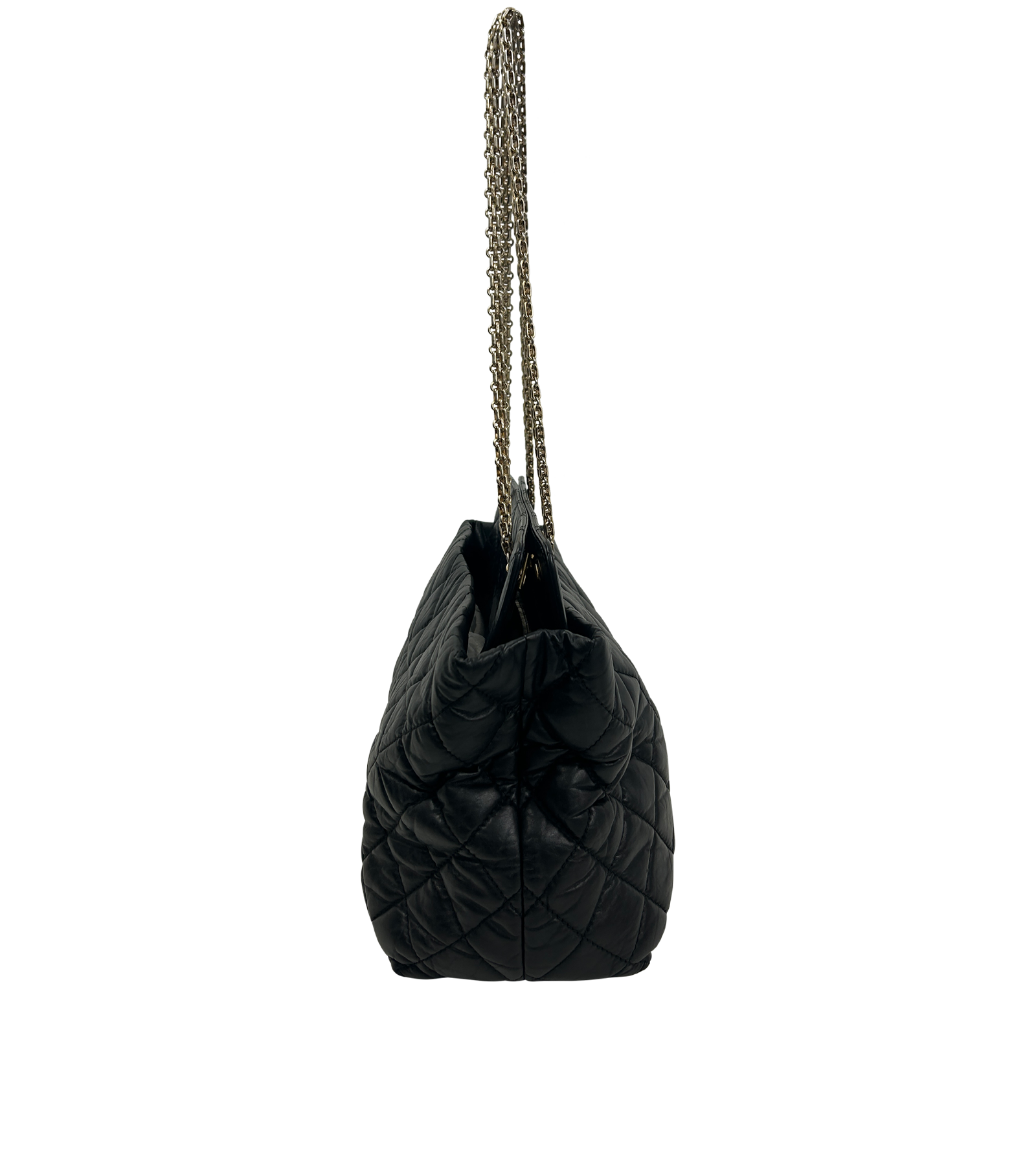 Tote Reedition, 1.200&euro;, Bolso, Negro, Animal - Piel, Vista lateral