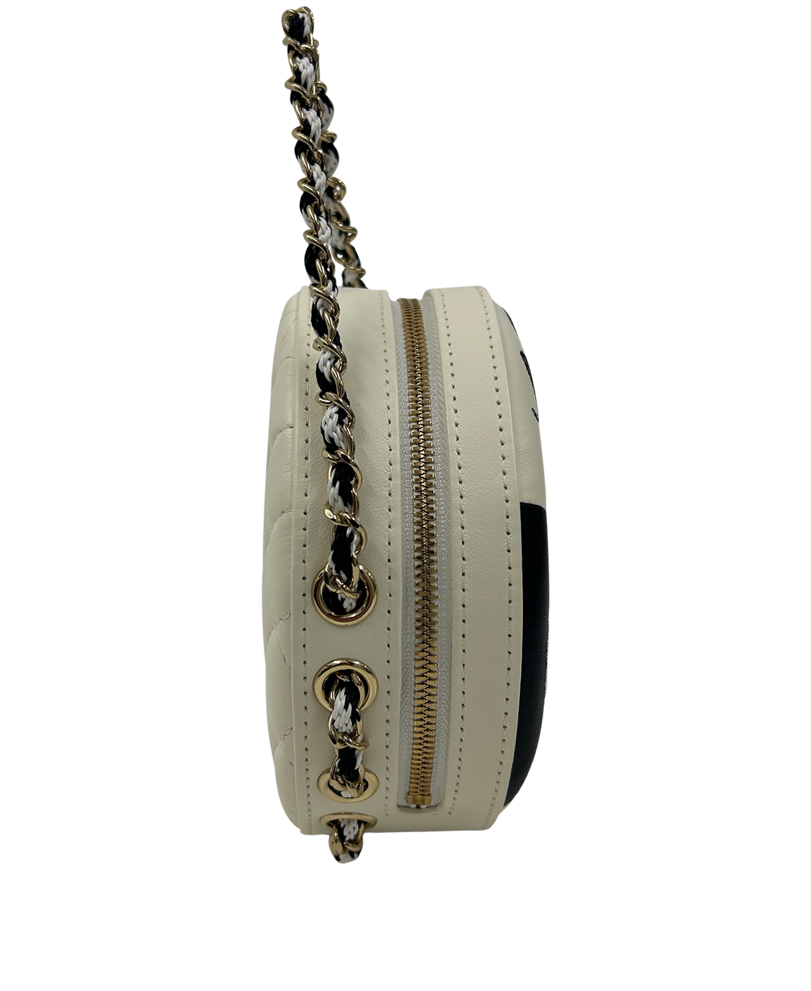 La Pausa Bag, 4.200&euro;, Bolso, Blanco/Negro, Animal - Piel, Vista lateral