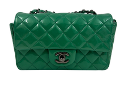 Classic Small Single Flap,Charol,Verde,17620711(2013),3*