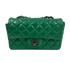 Classic Small Single Flap, 3.400&euro;, Bolso, Verde, Cuero - Charol, Vista frontal