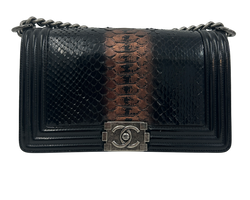 Boy Bag, Piton, Negro/Maron, 20036375,3*