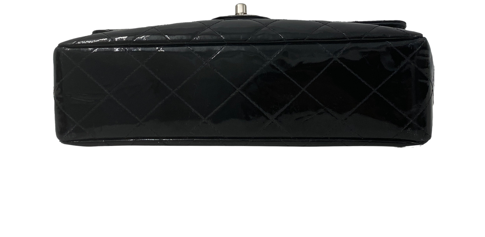 Single Flap Patent, 2.100&euro;, Bolso, Negro, Cuero - Charol, Vista superior