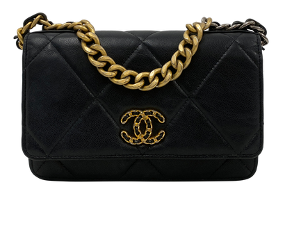 WOC 19 Mini, 3.200&euro;, Bolso, Negro, Animal - Piel, Vista frontal