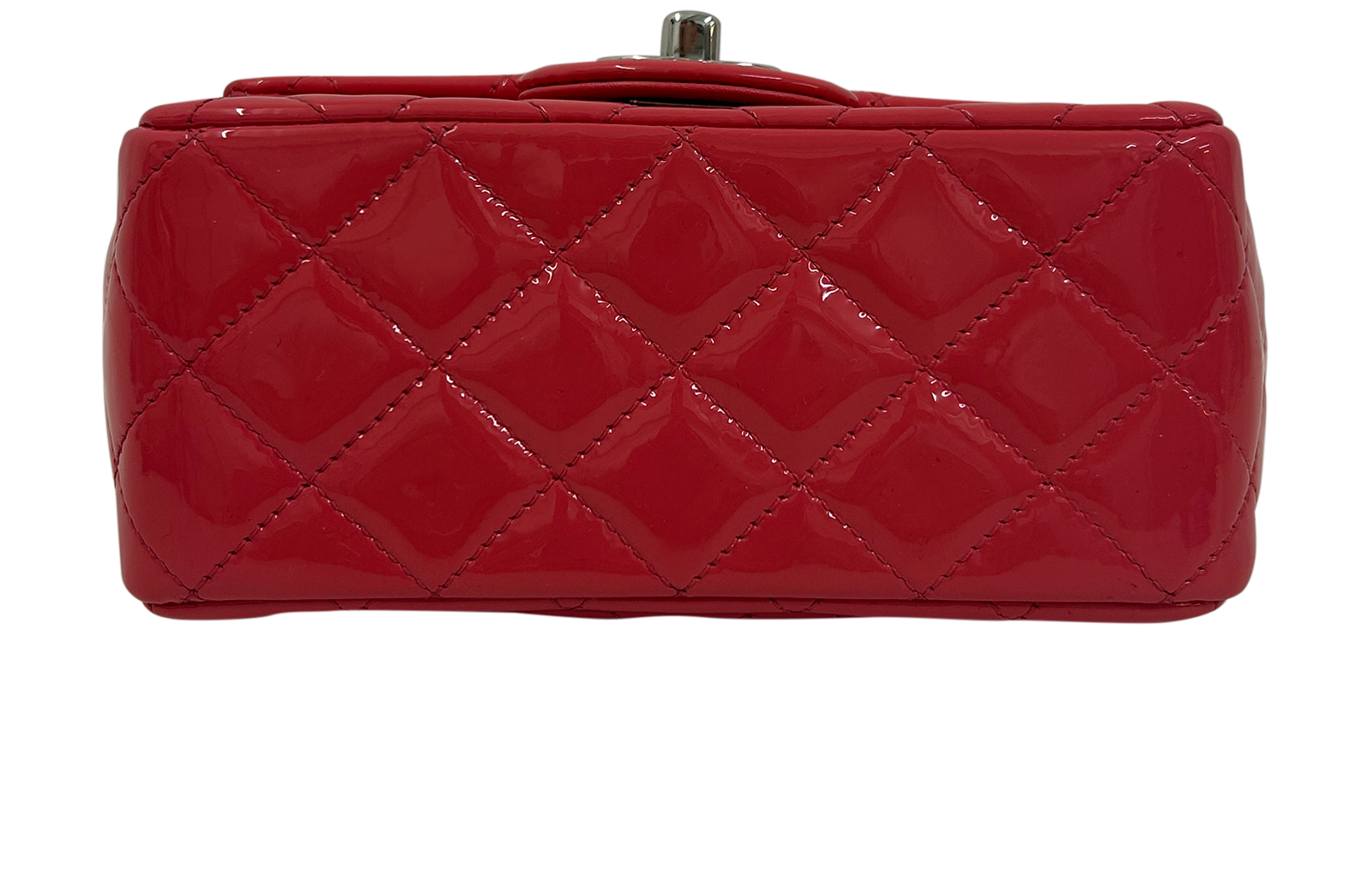 Classic Mini Single Flap, 2.100&euro;, Bolso, Rosa, Cuero - Charol, Vista superior