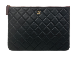 Clutch, Piel,Caviar, Negro, 4, Card, DB, Box,31865833