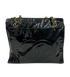 Chanel Tote Charol Negro, vista frontal