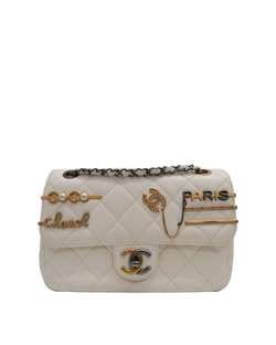 Classic Doble Flap, Piel, Blanco, 4, 10741945,(2005-2006)