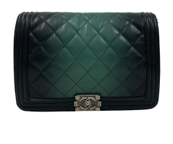 Boy Bag, Piel, Verde/Negro, Glace,2,18581899