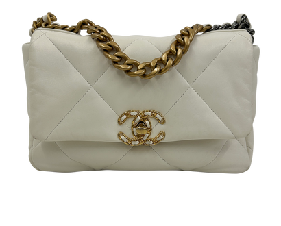 19 Bag, 3.990&euro;, Bolso, Blanco, Animal - Piel, Vista frontal