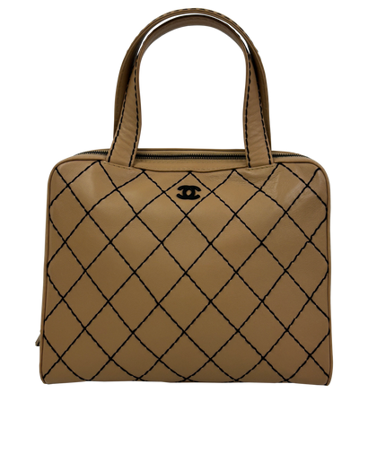 Tote Vintage Surpique Petro, vista frontal