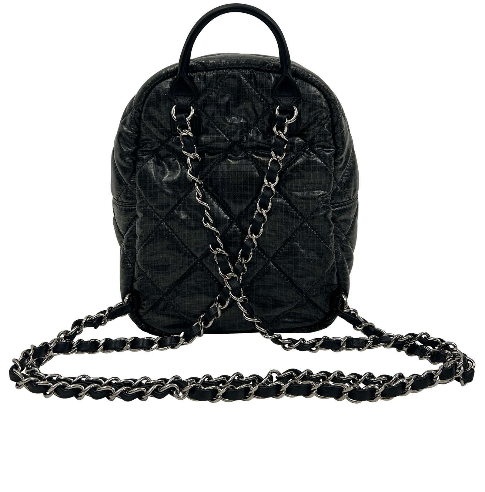 Coco Neige Mochila, 3.100&euro;, Bolso, Gris, Animal - Piel/Polímero - Nylon, Vista trasera