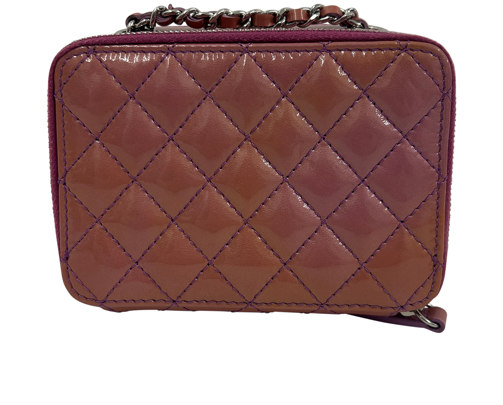 Pocket Box, 1.600&euro;, Bolso, Rosa, Cuero - Charol, Vista trasera